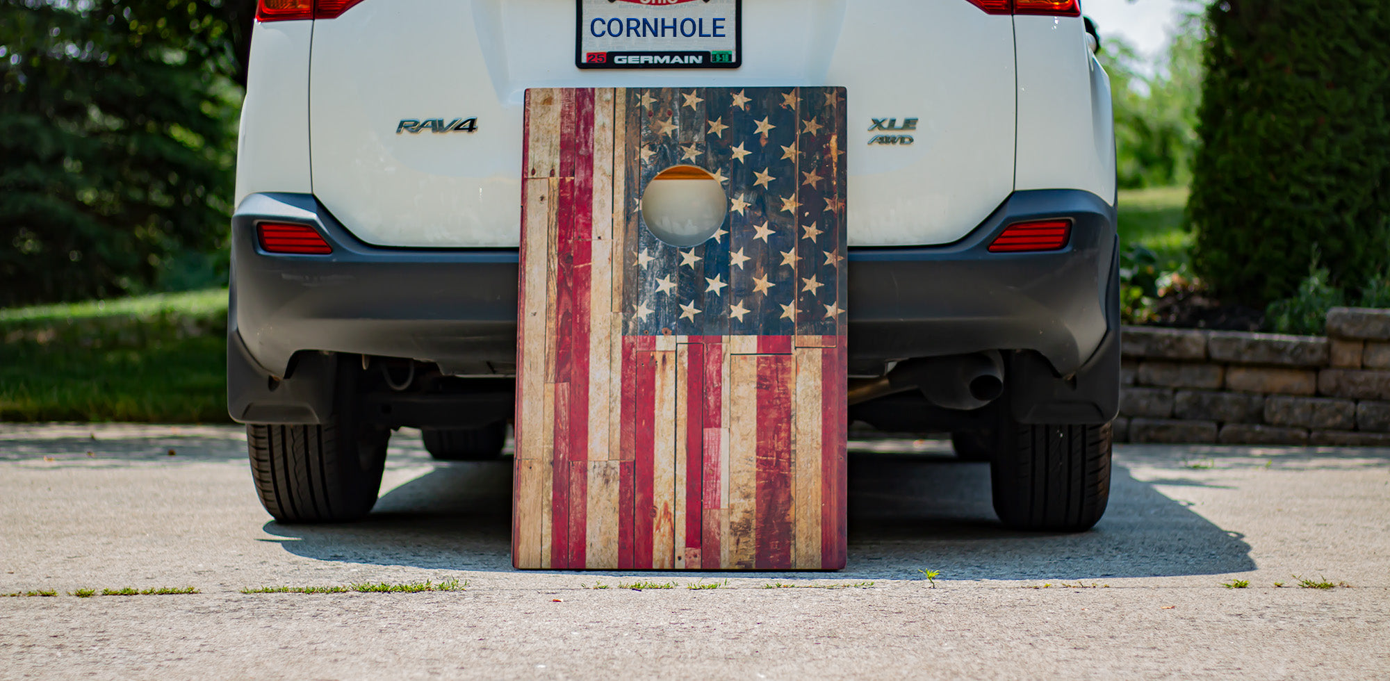 Skip's Garage 2'' X 3'' Boise State Broncos Royal And Orange Matching Long  Stripe Cornhole Boards With Carrying Case