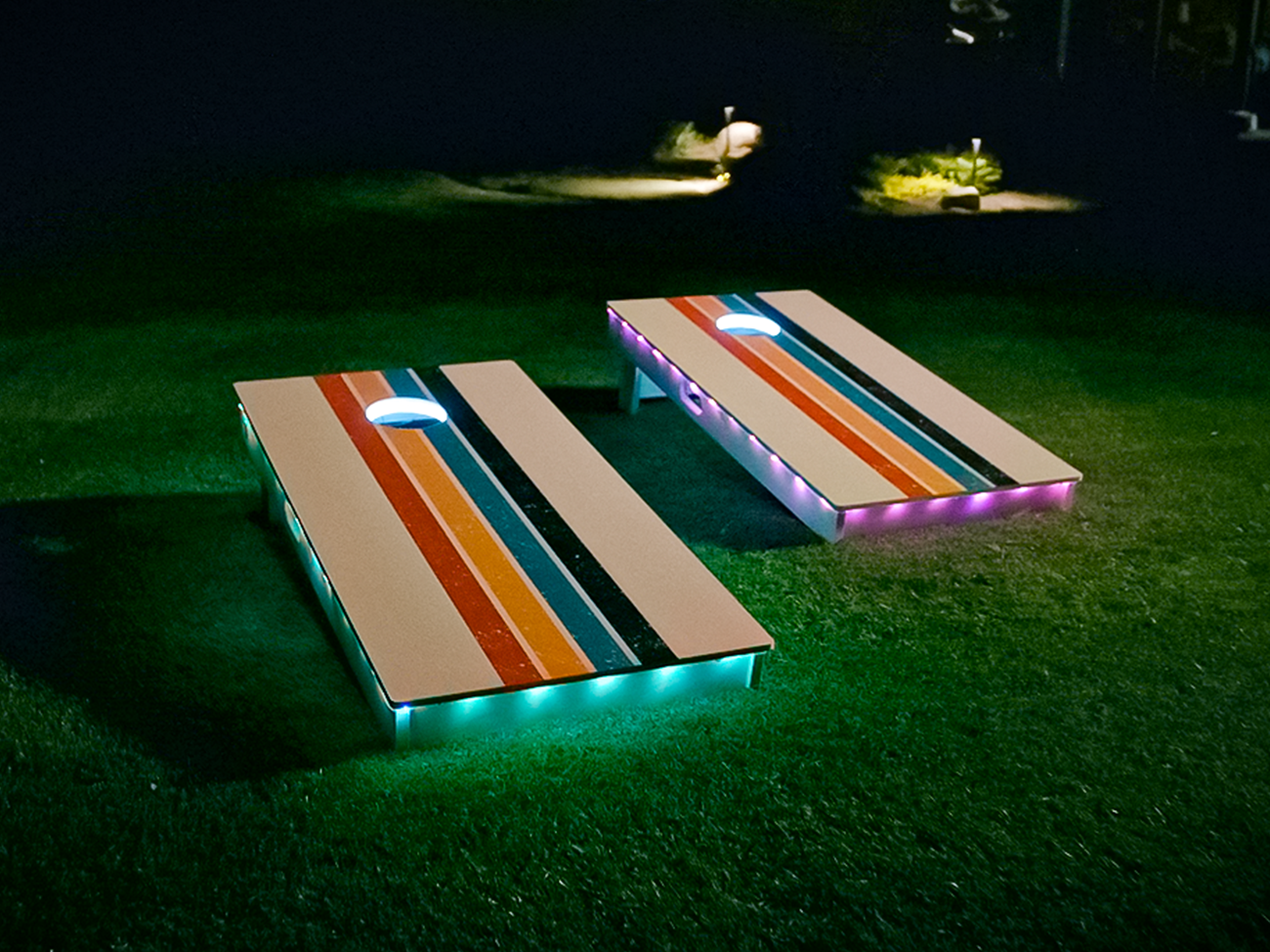 led cornhole | my big letters | www.mybigletters.com