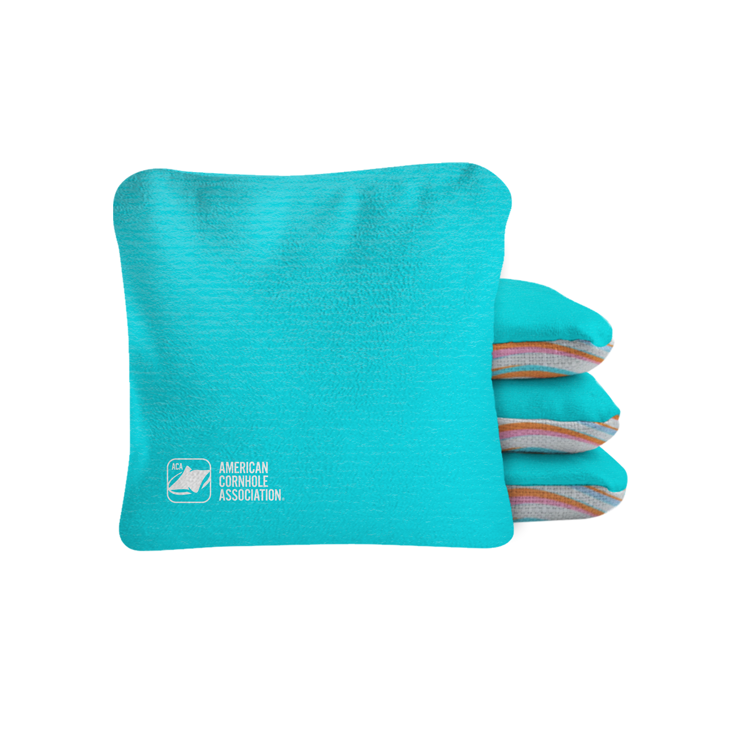 6-in Synergy Pro Teal with Waves Professional Regulation Cornhole Bags