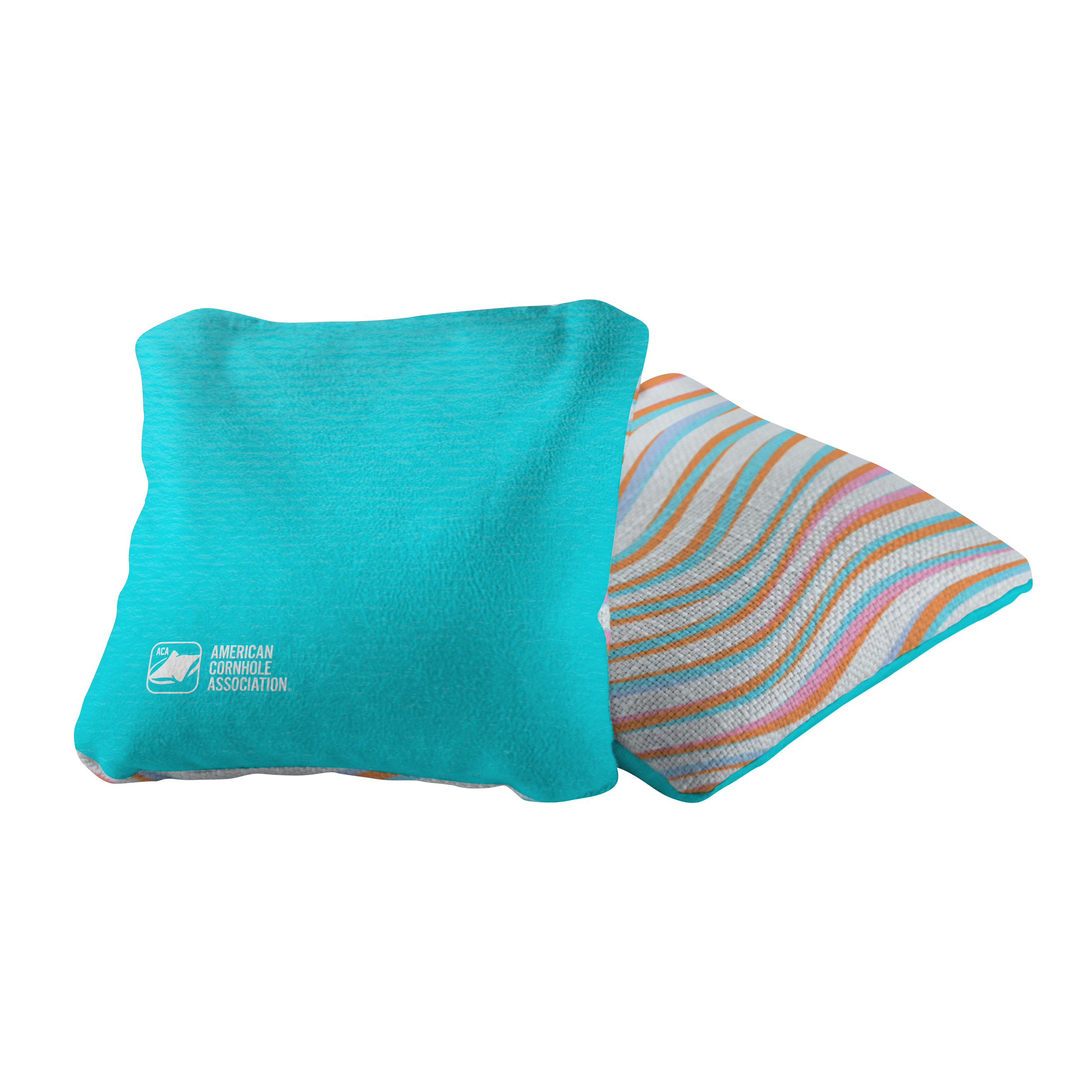 6-in Synergy Pro Teal with Waves Professional Regulation Cornhole Bags