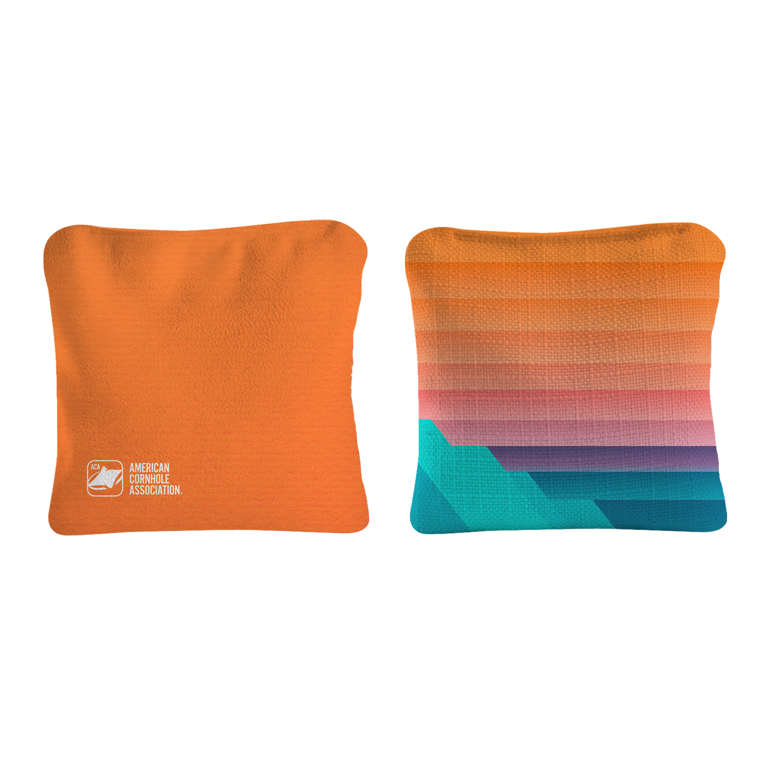 Retro Sunset Stripes Synergy Pro Cornhole Bags