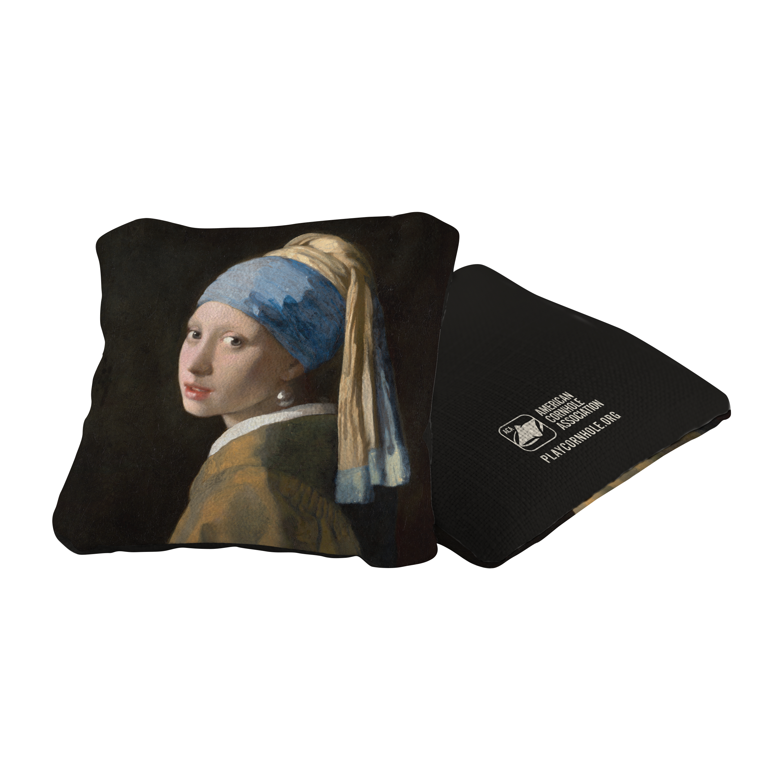 6-in Synergy Pro Vermeer's Girl With Pearl Earring Professional Regulation Cornhole Bags
