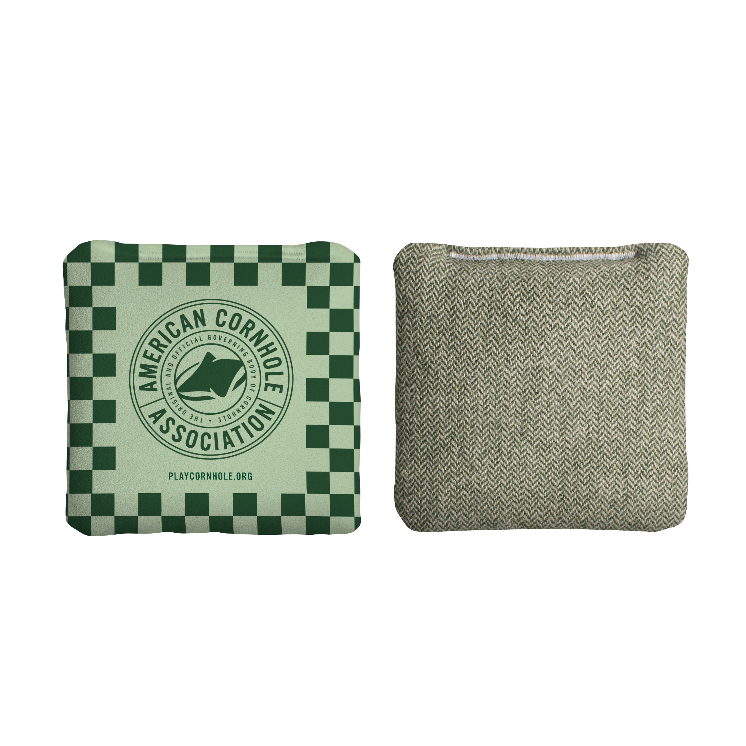 Checkered ACA Badge Synergy Soft Cornhole Bags