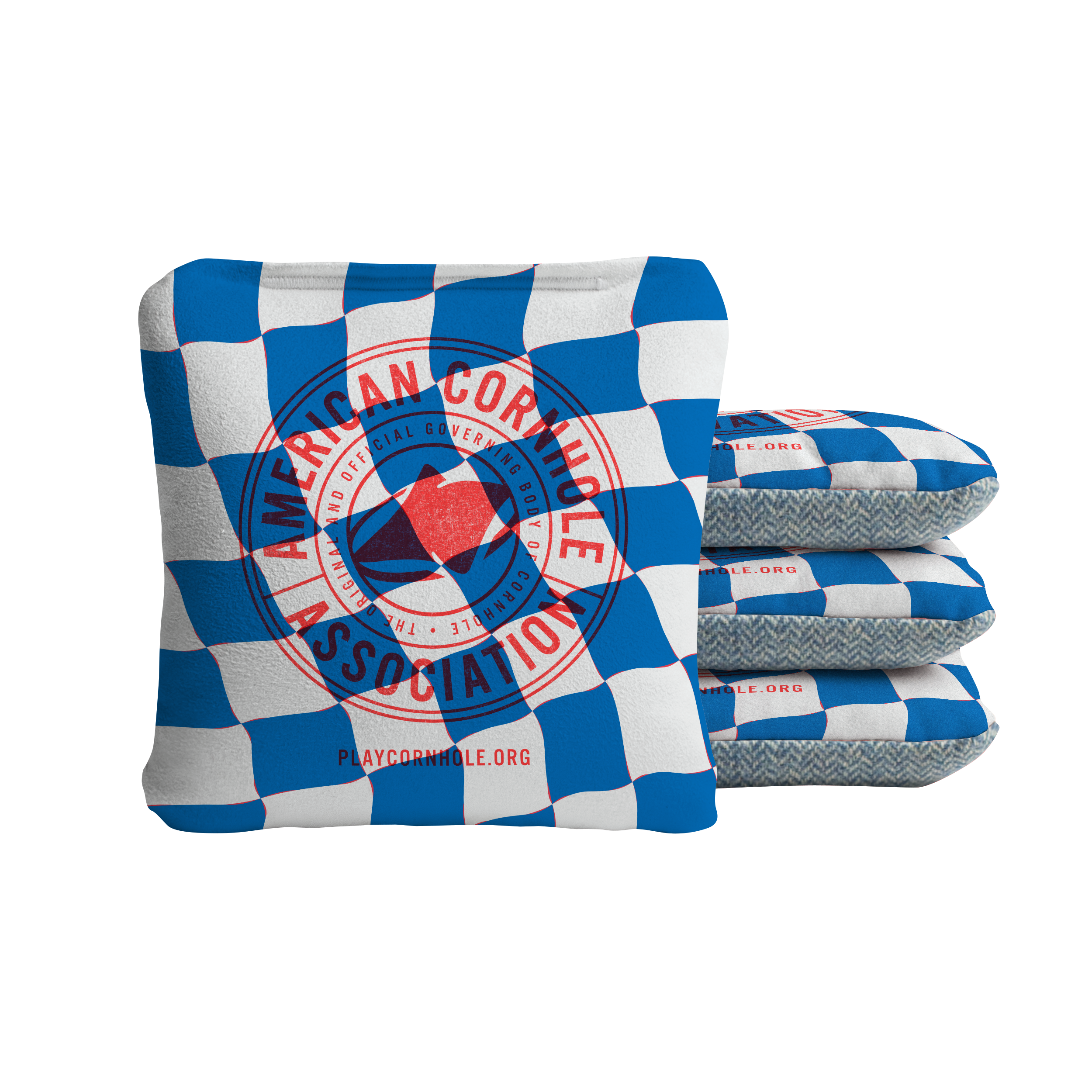 6-in Synergy Soft ACA Checkered Flag Professional Regulation Cornhole Bags