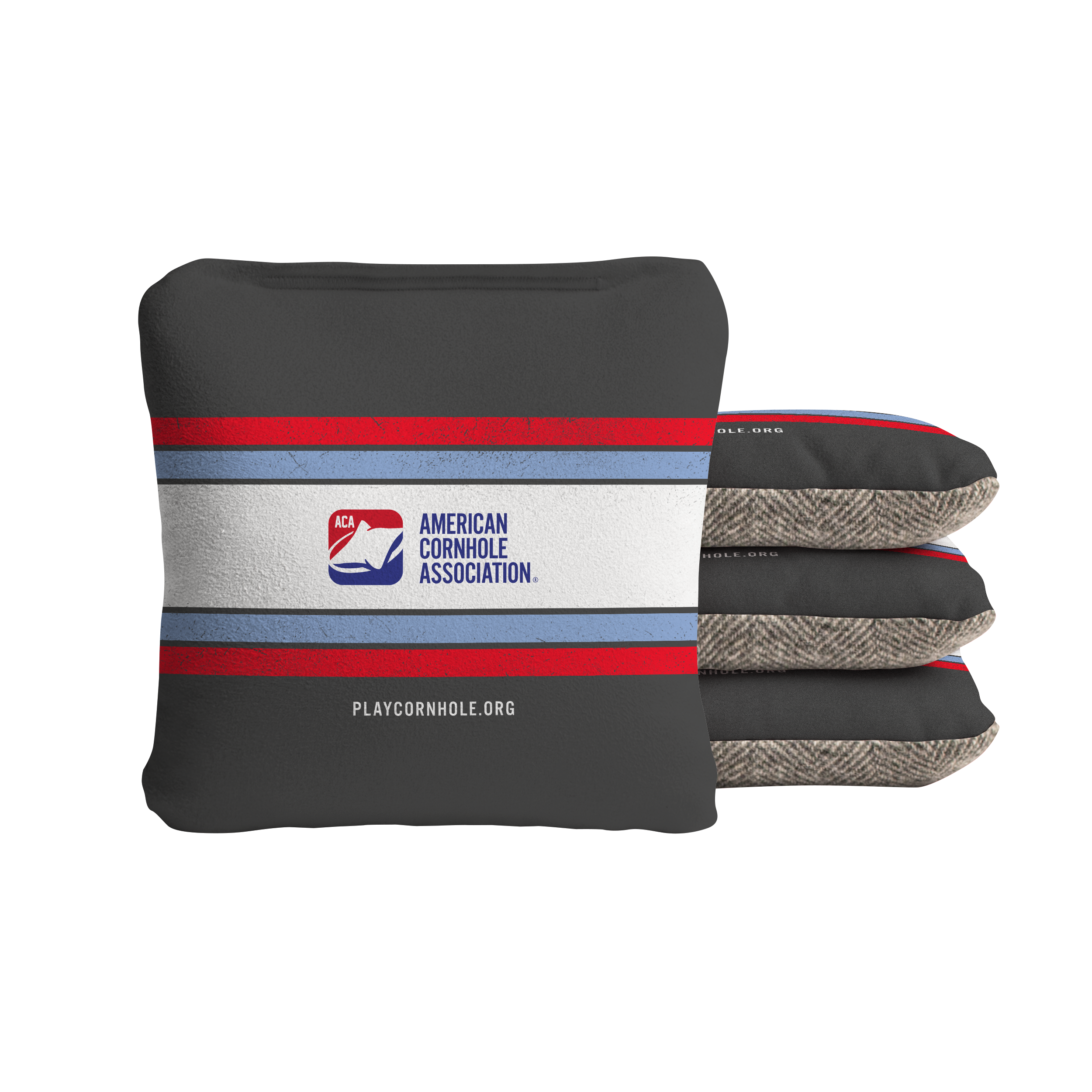6-in Synergy Soft Retro Patriotic Stripes Professional Regulation Cornhole Bags