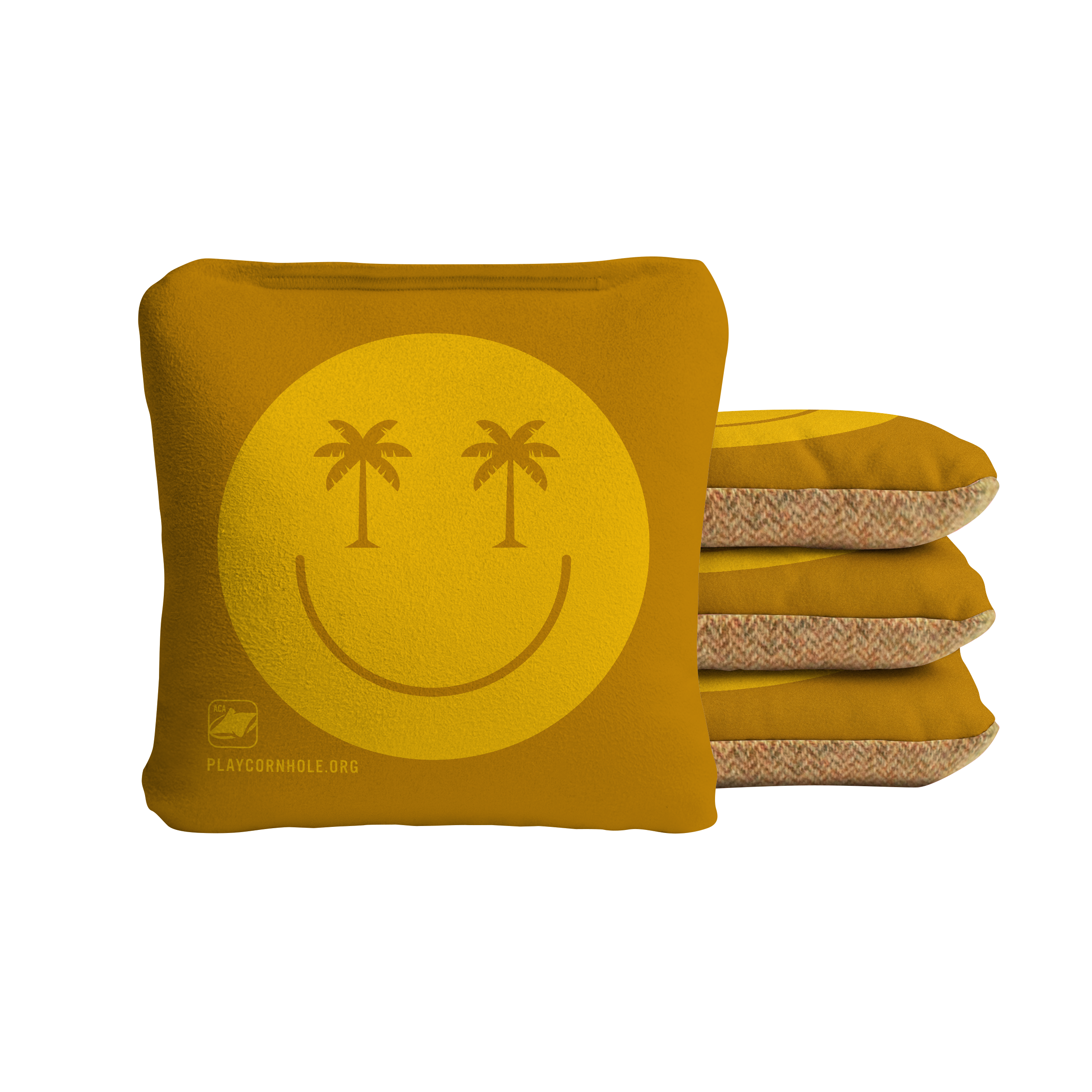 6-in Synergy Soft Smiley Palm Professional Regulation Cornhole Bags