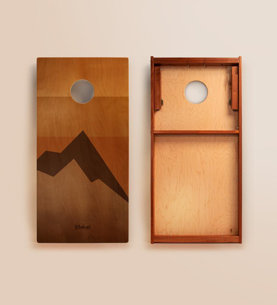 2x4 Retro Elakai Cornhole Boards