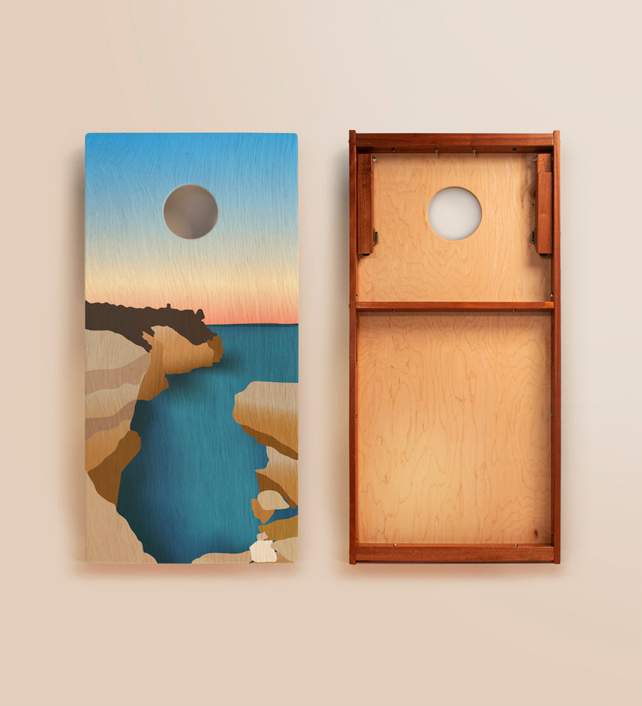 2x4 Pictured Rocks Cornhole Boards